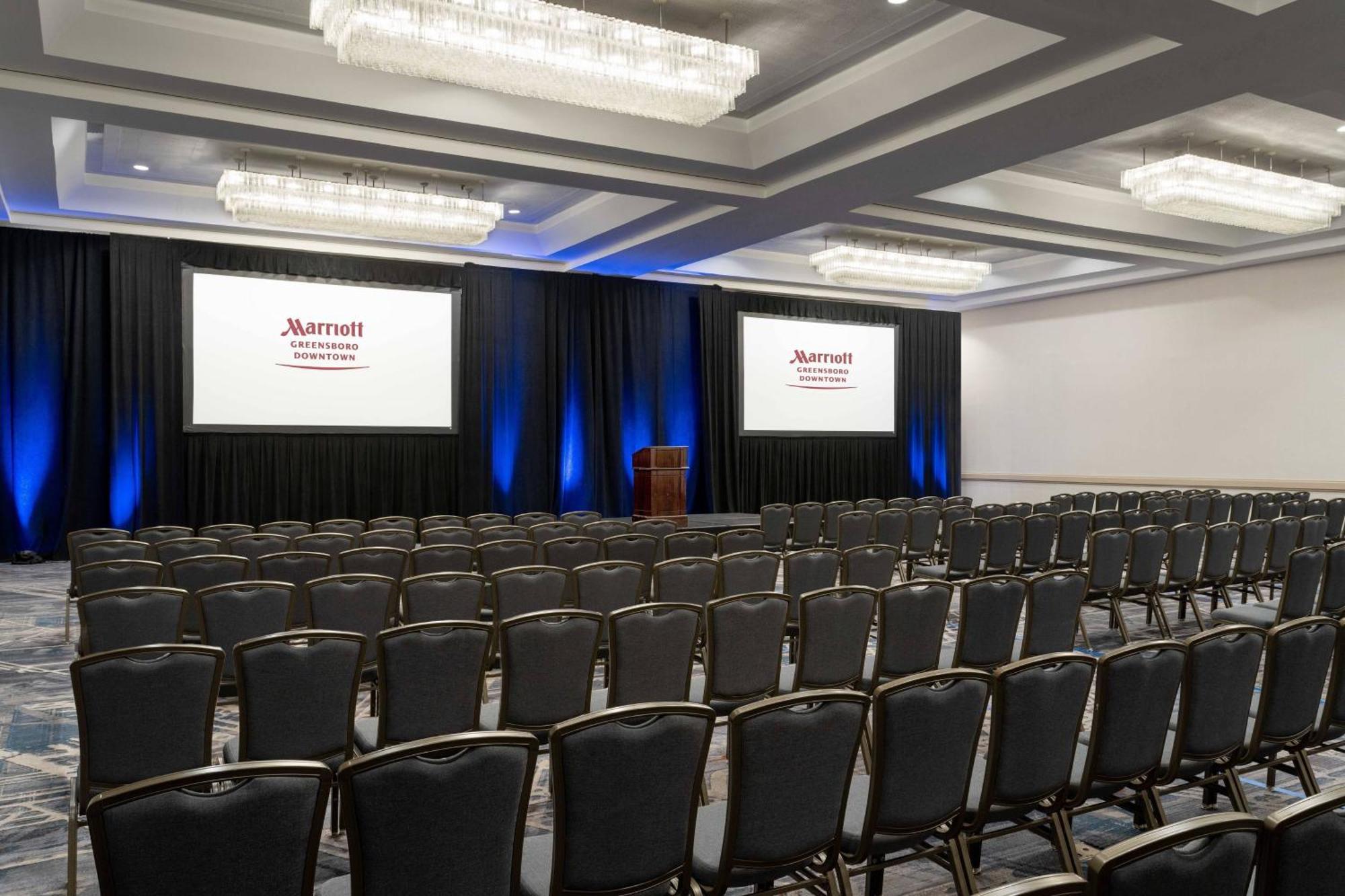 Marriott Greensboro Downtown Buitenkant foto